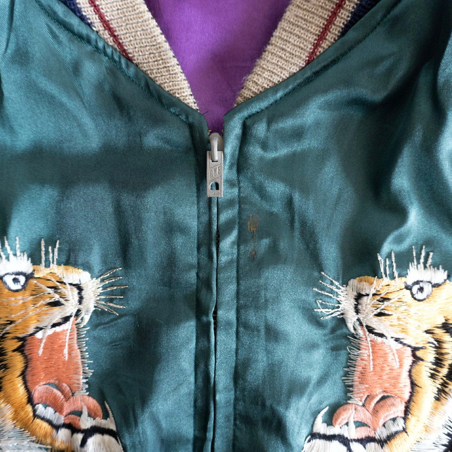 TAILOR TOYO TT10930 Reversible Embroidered Sukajan Jacket Size XL
