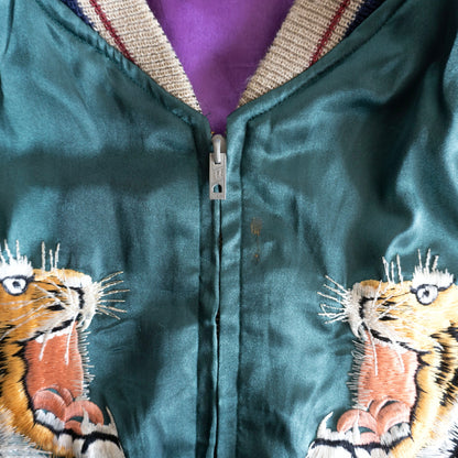 TAILOR TOYO TT10930 Reversible Embroidered Sukajan Jacket Size XL