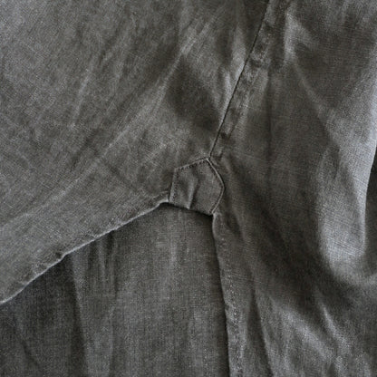 NIGEL CABOURN Henley Hemp Poplin Shirt Size 52