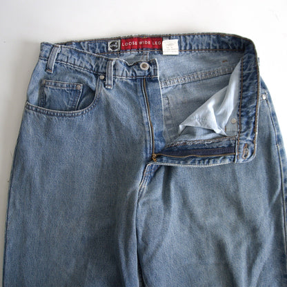 LEVI'S Silver Tab 00s 567 Loose Wide Jeans Size 33x32 Size 33×32