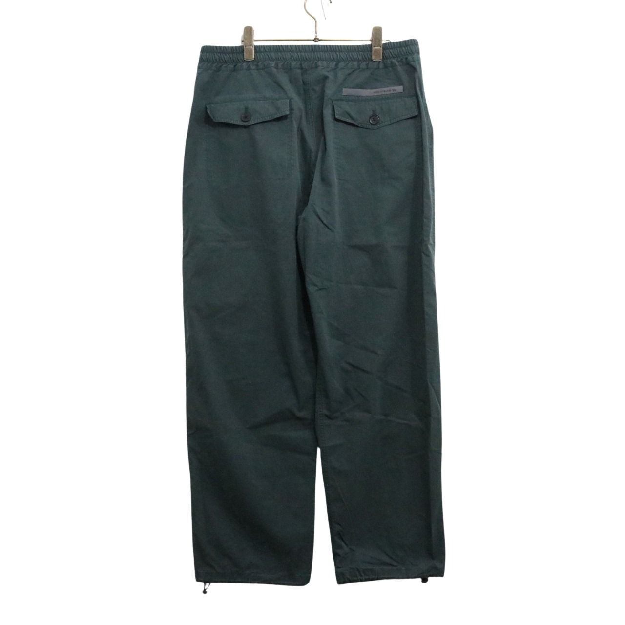 MAISON KITSUNE Ventile Cotton Easy Pants Green Size L