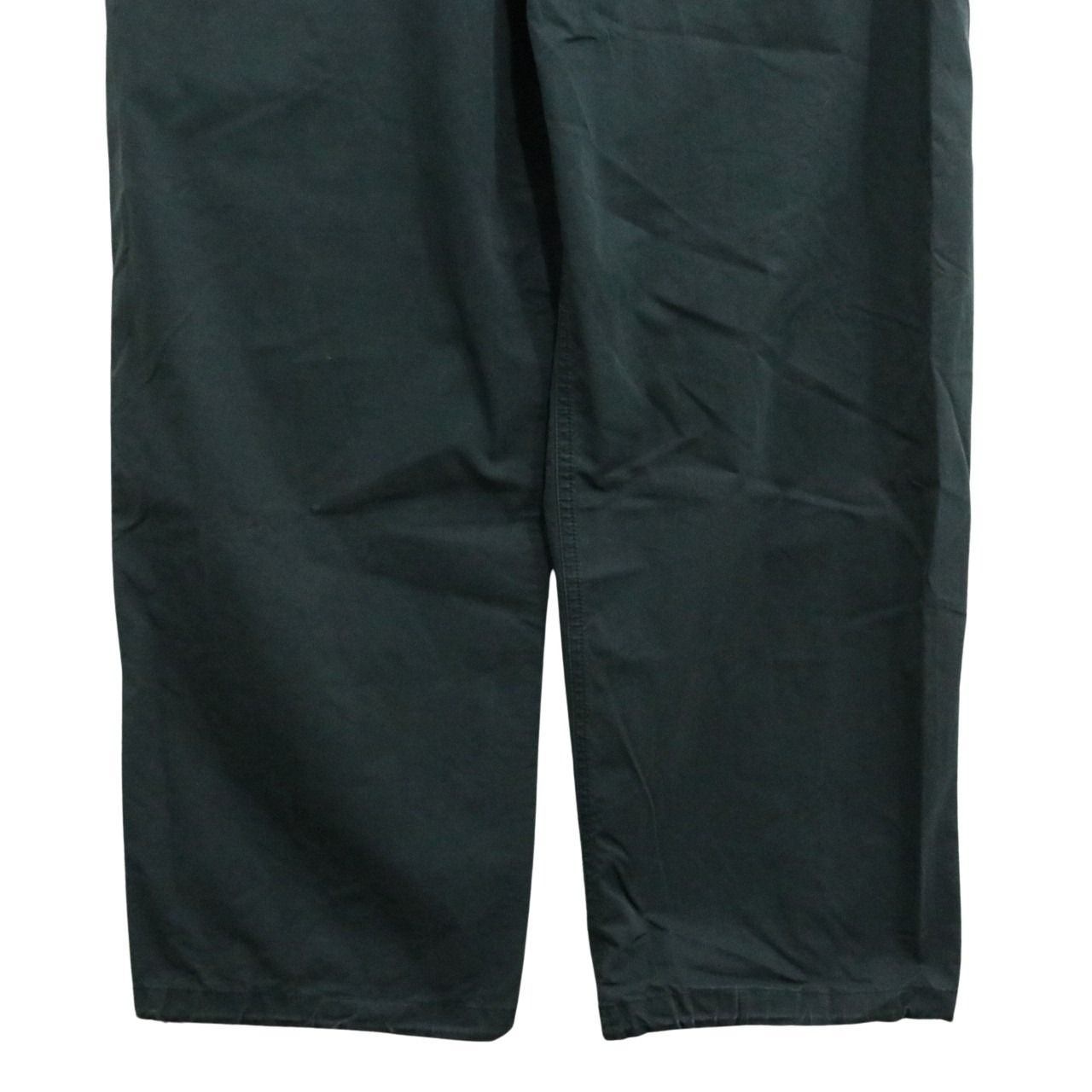 MAISON KITSUNE Ventile Cotton Easy Pants Green Size L