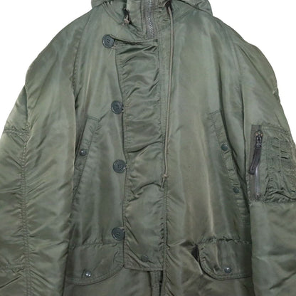 ALPHA INDUSTRIES 80s N-3B Flight Jacket Sage Green Size S