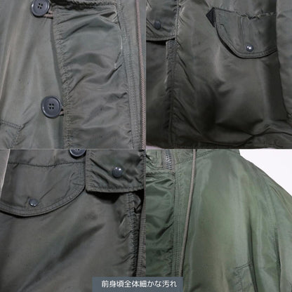 ALPHA INDUSTRIES 80s N-3B Flight Jacket Sage Green Size S