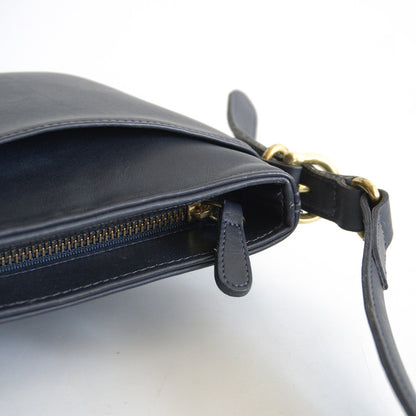 OLD COACH Black Leather Shoulder Bag Size ONE SIZE