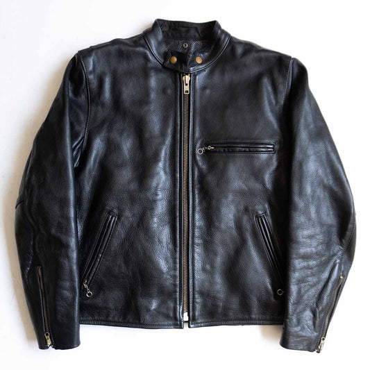 VANSON MODEL B Made in USA Leather Rider Jacket Size 46