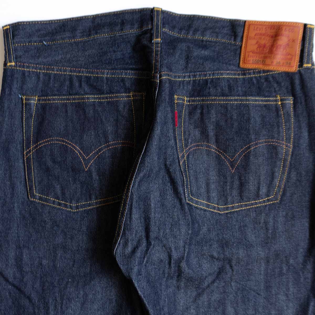 LEVI'S VINTAGE CLOTHING S501XX Dark Indigo Denim Size 36×34