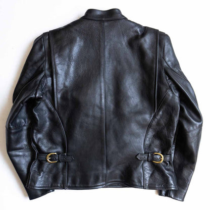 VANSON MODEL B Made in USA Leather Rider Jacket Size 46
