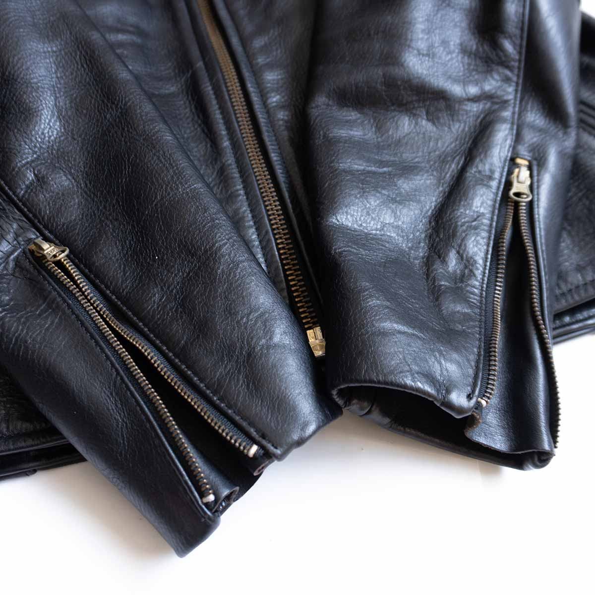 VANSON MODEL B Made in USA Leather Rider Jacket Size 46
