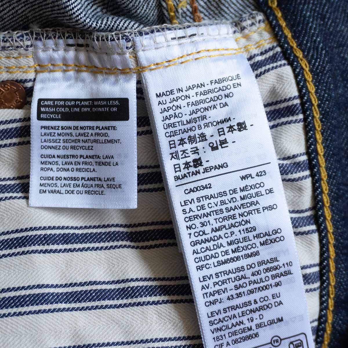LEVI'S VINTAGE CLOTHING S501XX Dark Indigo Denim Size 36×34