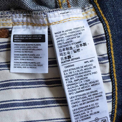 LEVI'S VINTAGE CLOTHING S501XX Dark Indigo Denim Size 36×34