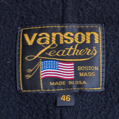VANSON MODEL B Made in USA Leather Rider Jacket Size 46