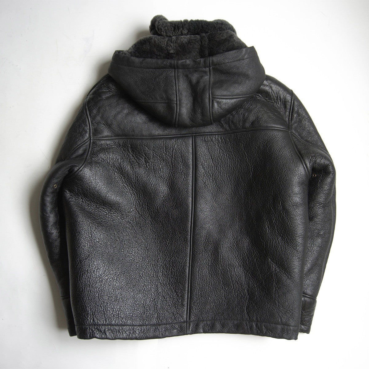 MORGAN PRODUCTIONS French Navy Shearling Deck Jacket Size XL
