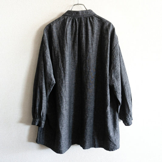 PORTER CLASSIC Bresson Linen Pullover Smock Shirt Size 2