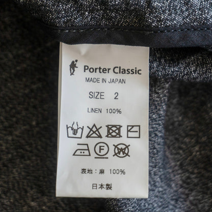 PORTER CLASSIC Bresson Linen Pullover Smock Shirt Size 2