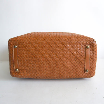 Tsuchiya Kaban Knitting Leather Tote Bag Size ONE SIZE