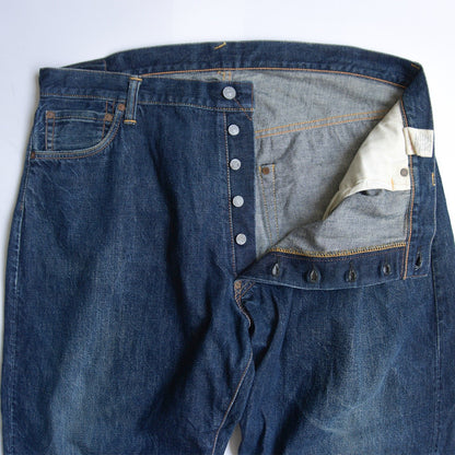 EVISU LOT.2001 Seagull Painted Denim Jeans Size 42×35