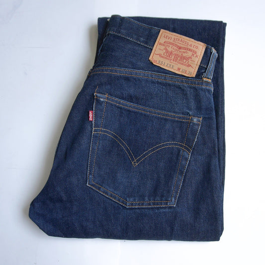 LEVI'S Valencia Made 551ZXX Big E Denim Jeans Size 32×36