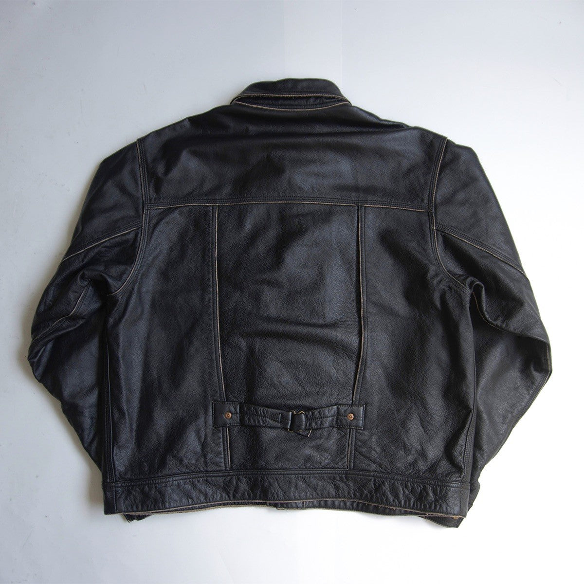 ISAMU KATAYAMA BACKLASH x Lee Cowhide Leather Jacket Size 42