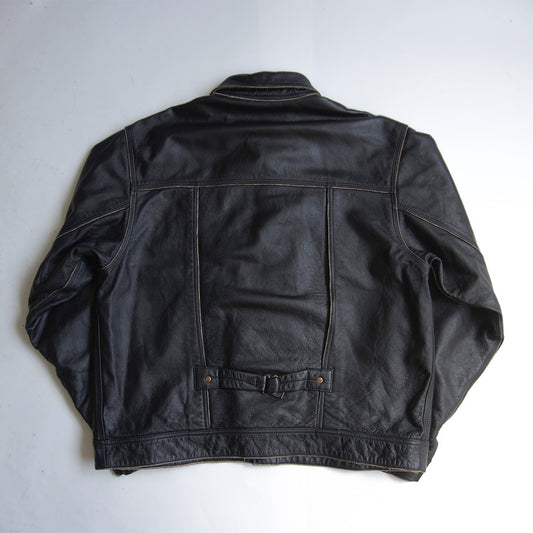 ISAMU KATAYAMA BACKLASH x Lee Cowhide Leather Jacket Size 42