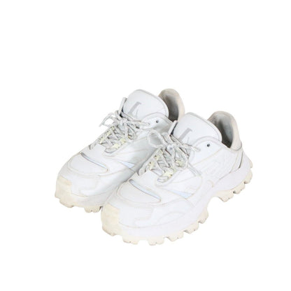 EMPORIO ARMANI Leather Chunky Sneakers White Size 26.0cm