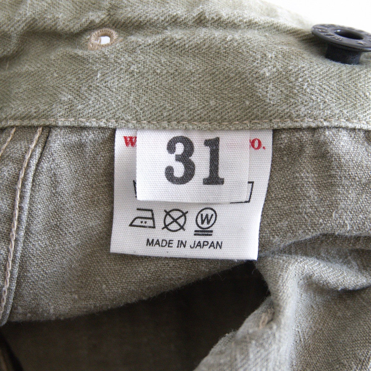 WAREHOUSE Lot 1097 USMC Herringbone Monkey Pants Size 31