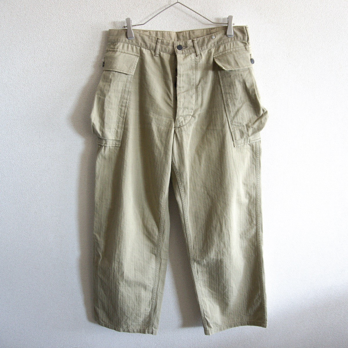 WAREHOUSE U.S. ARMY Herringbone Cargo Pants Size 34