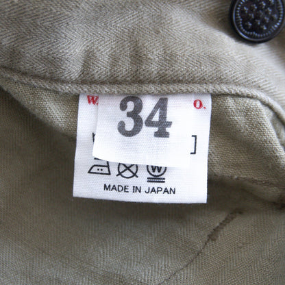 WAREHOUSE U.S. ARMY Herringbone Cargo Pants Size 34