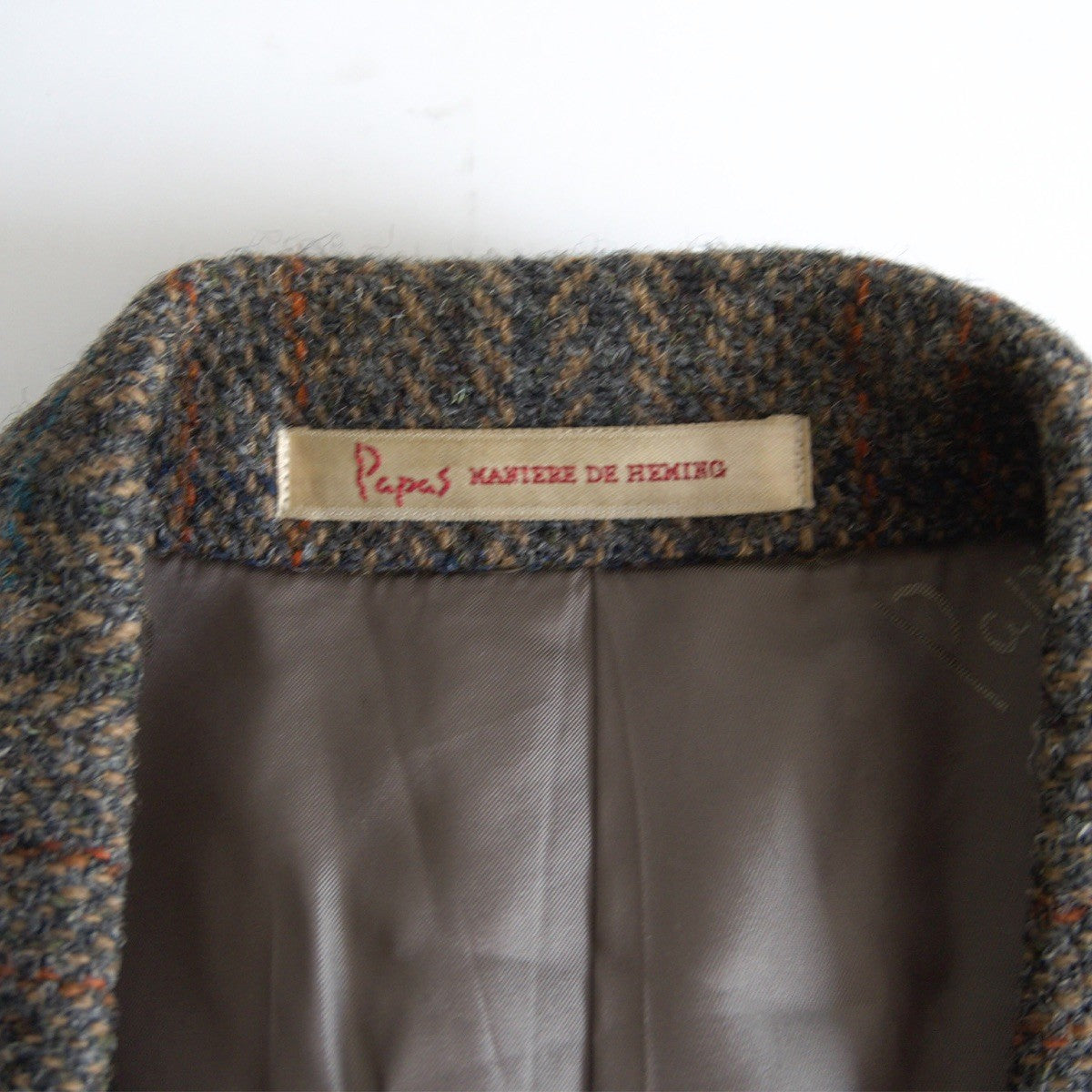 Harris Tweed x Papas Tweed 2B Tailored Jacket Size L
