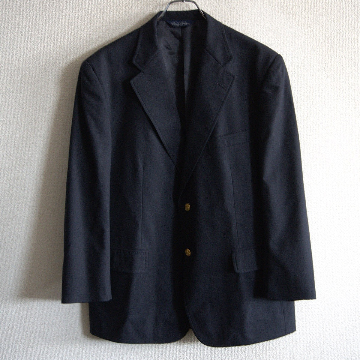 BROOKS BROTHERS Navy Gold Button Blazer Size 40SHT