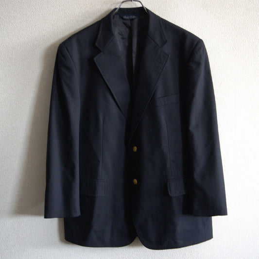 BROOKS BROTHERS Navy Gold Button Blazer Size 40SHT