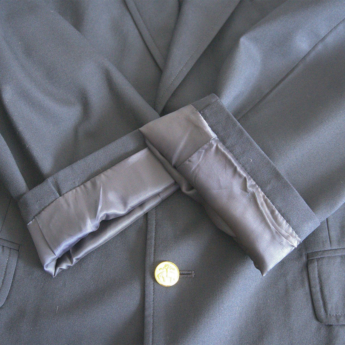 BROOKS BROTHERS Navy Gold Button Blazer Size 40SHT