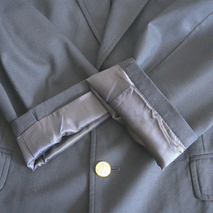 BROOKS BROTHERS Navy Gold Button Blazer Size 40SHT