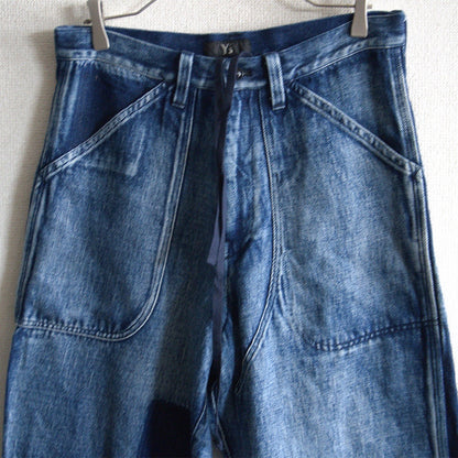 Y's Distressed Repair Painter Denim Jeans Size 1