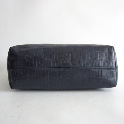 FELISI 11-91/SA Croc Embossed Leather ONE SIZE Tote Size ONE SIZE