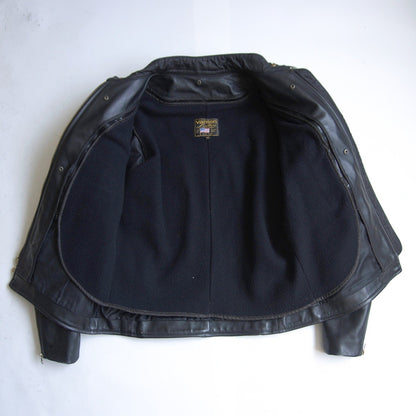 VANSON USA Made RJV Single Cowhide Rider Jacket Size 42
