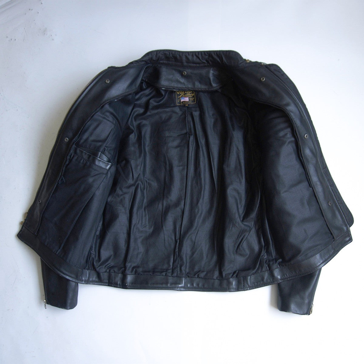 VANSON USA Made RJV Single Cowhide Rider Jacket Size 42