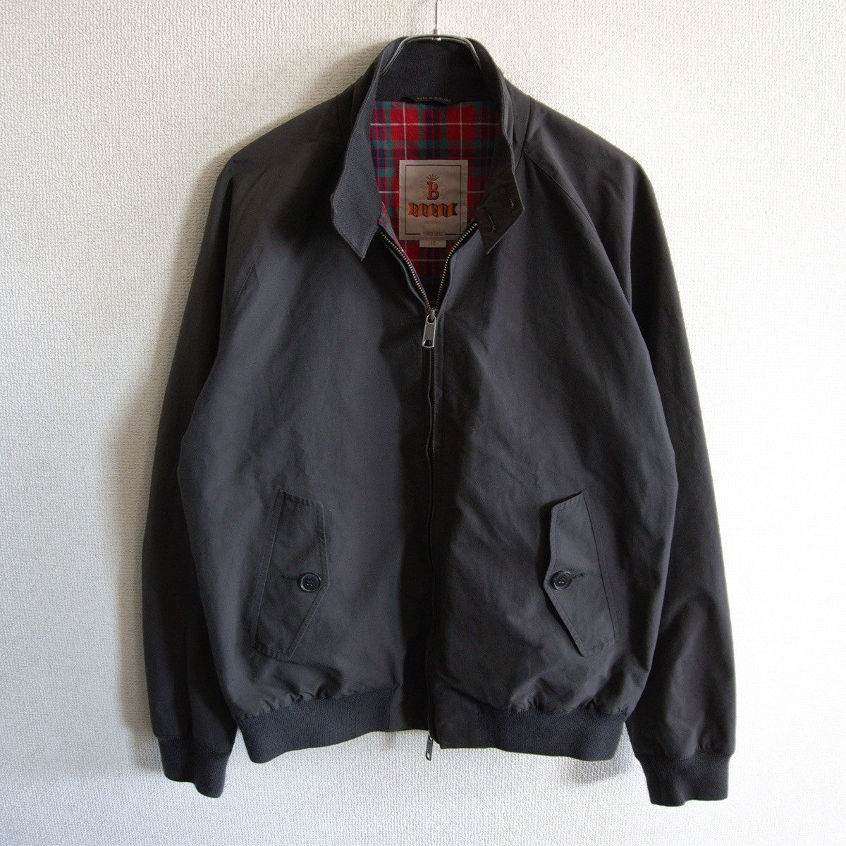 BARACUTA G9 Harrington Jacket Faded Black UK Made Size 40