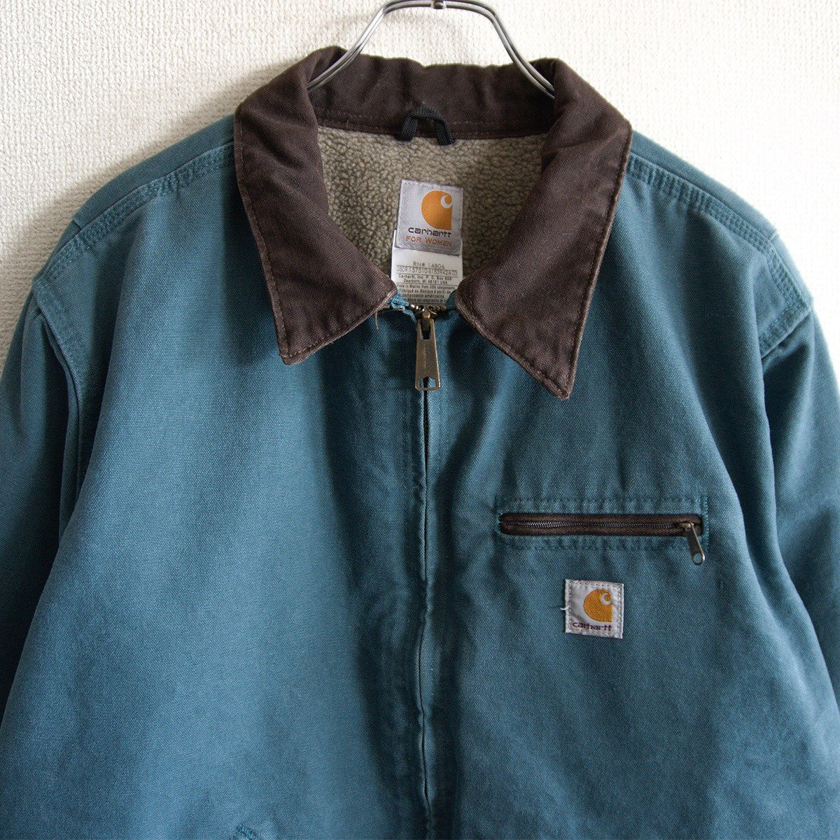 Carhartt Detroit Jacket Dark Teal Duck Size XL