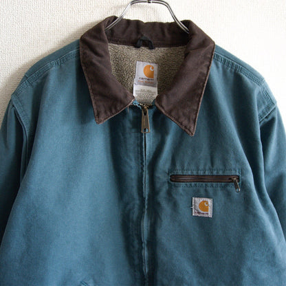 Carhartt Detroit Jacket Dark Teal Duck Size XL