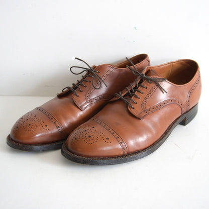 Alden 5404 Medallion Cap Toe Calfskin Dress Shoes Size 7