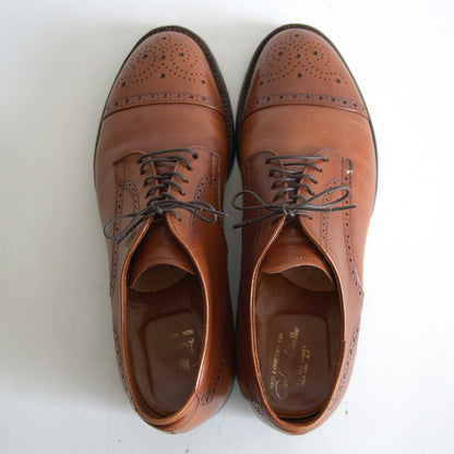 Alden 5404 Medallion Cap Toe Calfskin Dress Shoes Size 7