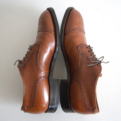 Alden 5404 Medallion Cap Toe Calfskin Dress Shoes Size 7