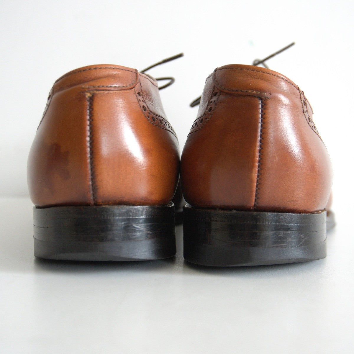 Alden 5404 Medallion Cap Toe Calfskin Dress Shoes Size 7