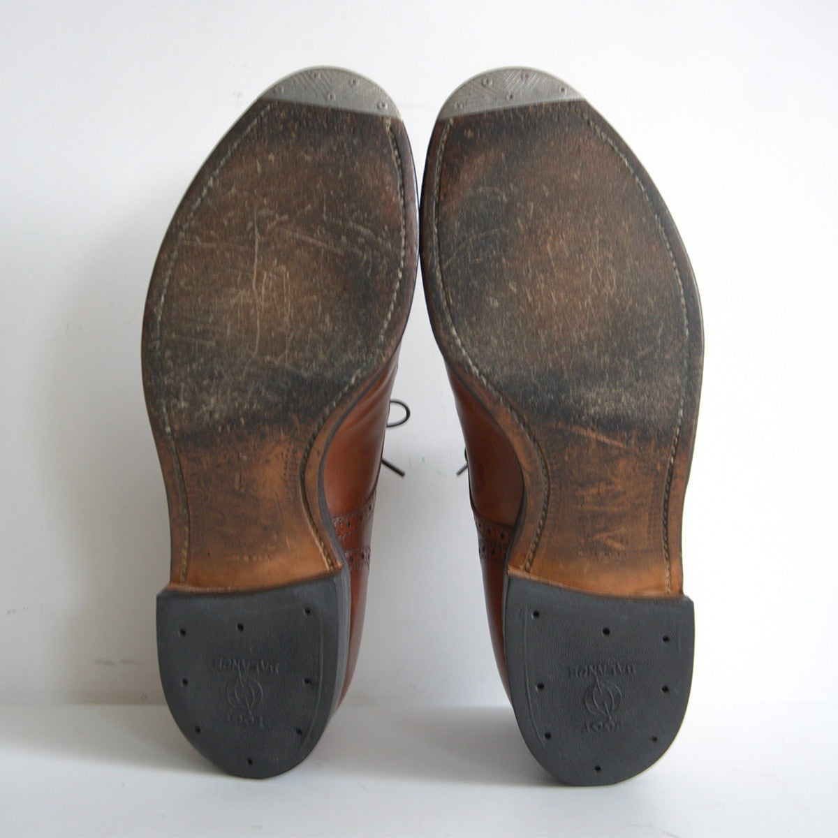 Alden 5404 Medallion Cap Toe Calfskin Dress Shoes Size 7