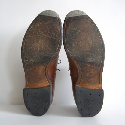 Alden 5404 Medallion Cap Toe Calfskin Dress Shoes Size 7