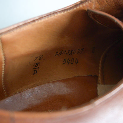 Alden 5404 Medallion Cap Toe Calfskin Dress Shoes Size 7