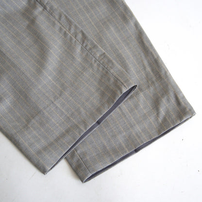 GIANNI VERSACE 90s Gray Striped Wide Slacks Pants Size 46