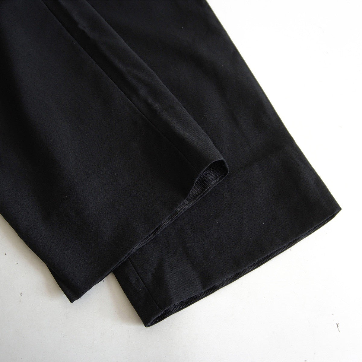 GIANNI VERSACE 90s Black Wide Slacks Pants Size 48