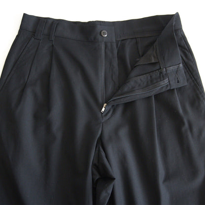 GIANNI VERSACE 90s Black Wide Slacks Pants Size 48